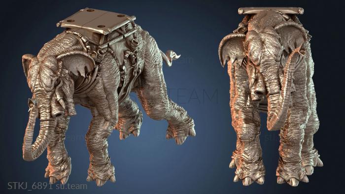 Статуэтки животных Выращивание мумакилов