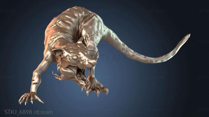 Статуэтки животных Крыса-мутант