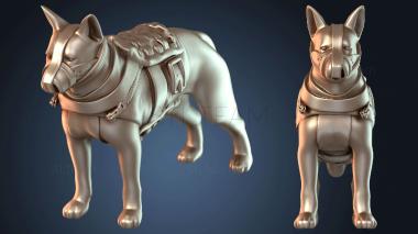 3D модель Собачья разведка ВМС США «Морские котики» (STL)