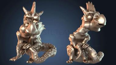 3D модель Ночной дозор Малыш Дракон (STL)