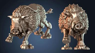 3D модель Капитан орков-кабанов (STL)