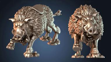 3D модель Орк-кабан-налетчик (STL)