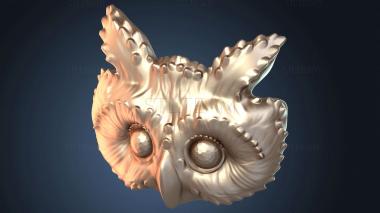 3D модель Лицо Совы (STL)