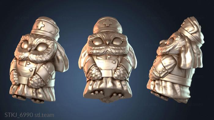 Статуэтки животных Сова-медсестра Совушка