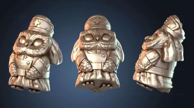 3D модель Сова-медсестра Совушка (STL)