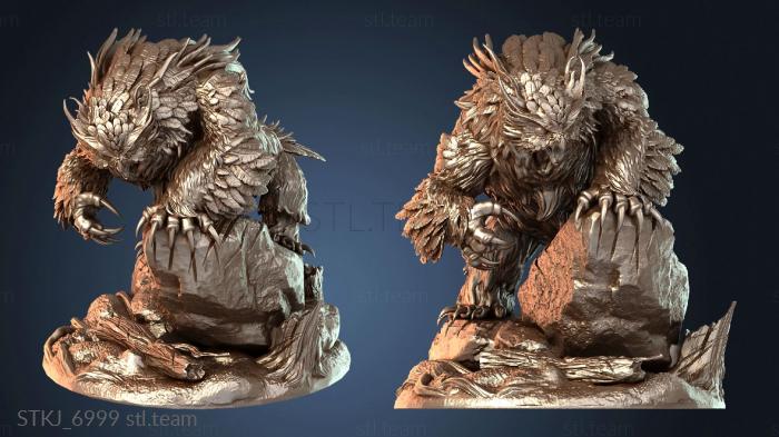 Статуэтки животных Дикий совомедведь