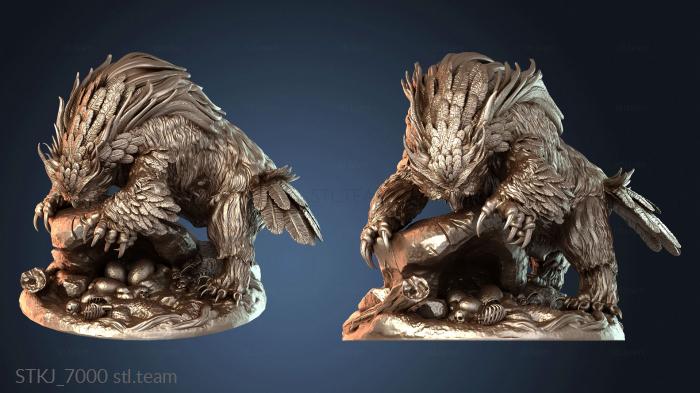 Статуэтки животных Страж-совомедведь