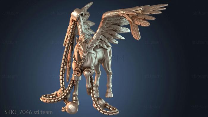 Статуэтки животных Пегас прикованный