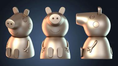 3D модель Свинка Пеппа (STL)
