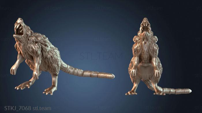 Статуэтки животных Чумная крыса быстро кусается