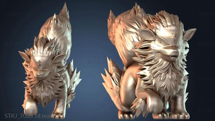 Статуэтки животных Эволюция покемонов гроулита