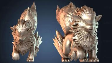 3D модель Эволюция покемонов гроулита (STL)