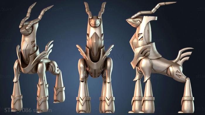 Статуэтки животных Покемон Кобалион Железная Корона