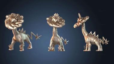 3D модель Pokemon Raging Bolt Fury (STL)