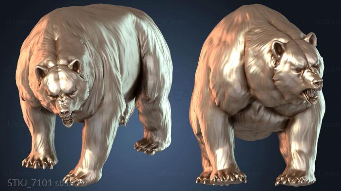 Статуэтки животных Священник Медведь Дикий