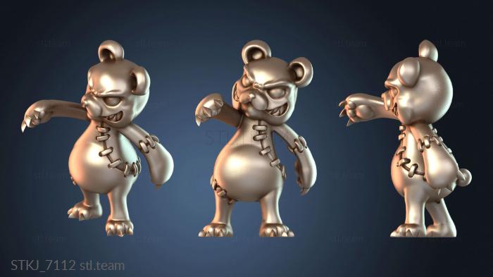 Статуэтки животных Принцессы Злой Медведь Жирный