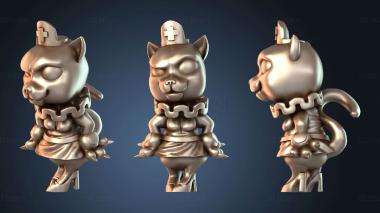 3D модель Принцессы Сердитая Кошка Медсестра (STL)