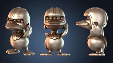 3D модель Принцессы Angry Duck Альфа (STL)