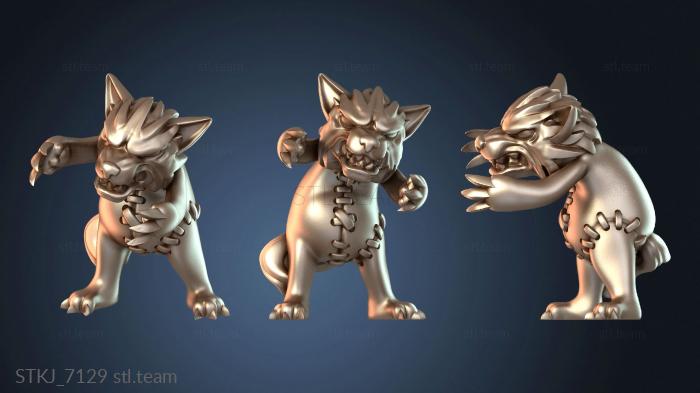 Статуэтки животных Принцессы Сердитый Волк