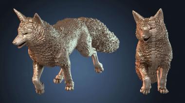 3D model Queen on Fox (STL)