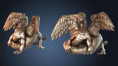 3D модель Кецалькоатль (STL)