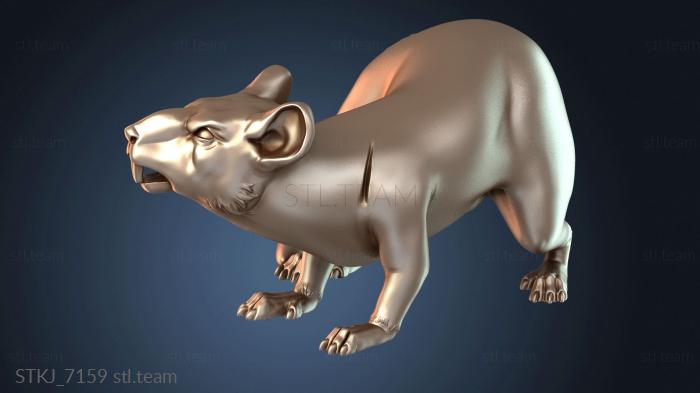 Статуэтки животных Крысолюды Гигантские Крысы Тень