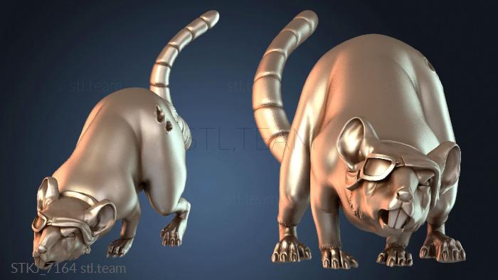 Статуэтки животных Крысолюды Гигантские Крысы Дикие