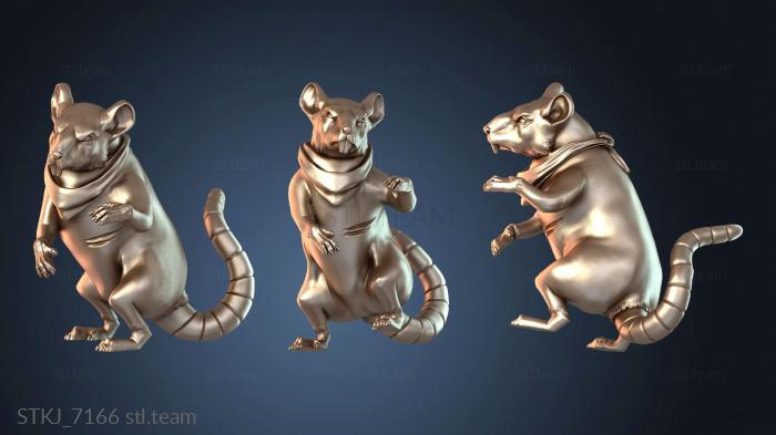 Статуэтки животных Крысолюды Гигантские Крысы Дикие