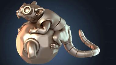 3D модель Крысолюды Оружие Миномёт Приятель (STL)