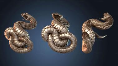 3D модель Гремучая змея (STL)