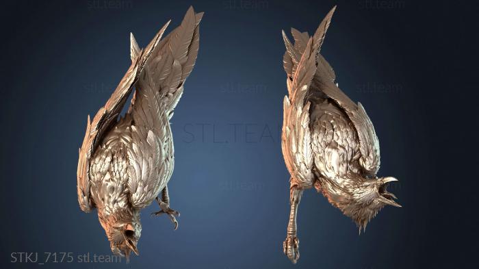 Статуэтки животных Ворон сидел