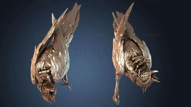 3D модель Ворон верхом (STL)