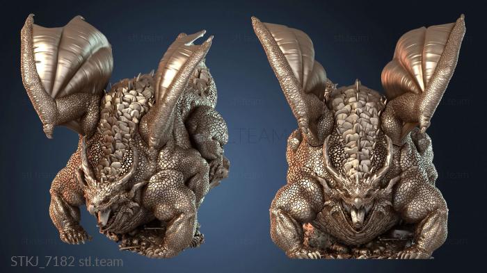 Статуэтки животных Красный Дракон