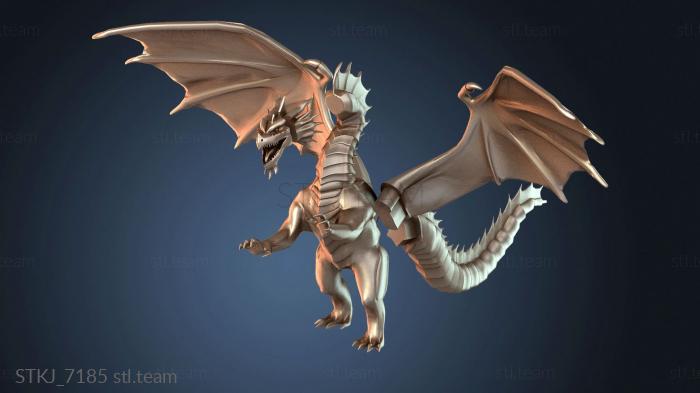 Статуэтки животных Красный дракон летающий взрослый