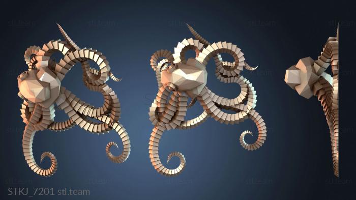 Статуэтки животных Рифовый осьминог молчаливый