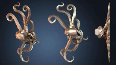 3D модель Риф Осьминог Глубокий (STL)