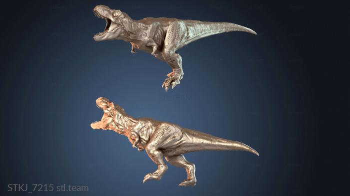 Статуэтки животных Рекс против Карнотавра