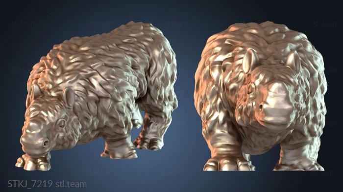 Статуэтки животных Ребенок-носорог