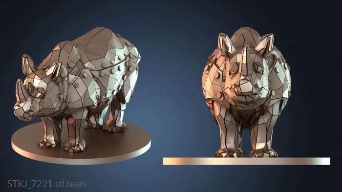 Статуэтки животных Робот-носорог