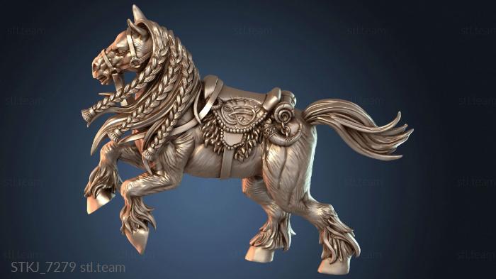 Статуэтки животных Седло для боевого коня Saga