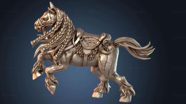 3D модель Седло для боевого коня Saga (STL)