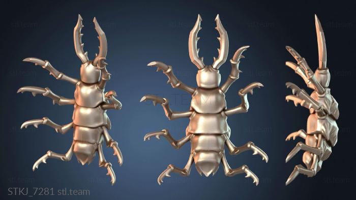 Статуэтки животных Песчаная личинка маленькая