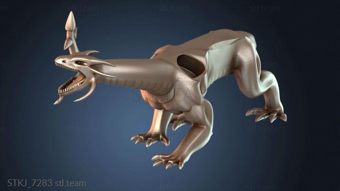 Статуэтки животных Сапфировый Дракон