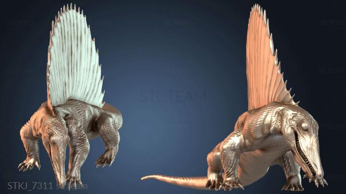 Статуэтки животных Секодонтозавр Рыцарь