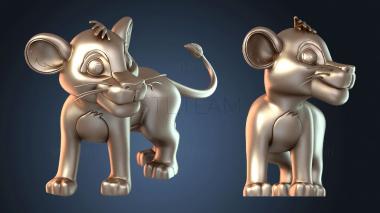 3D модель Симба Многоцветный (STL)