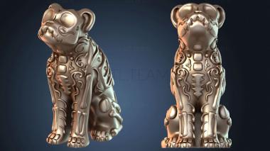 3D model Skeleton Dog Figurine (STL)