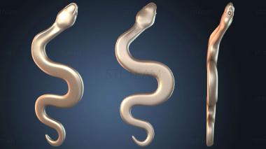 3D model Snakes Underground (STL)