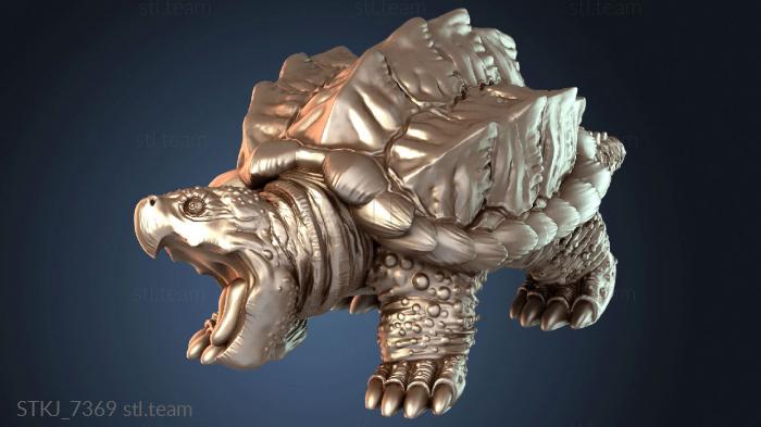 Статуэтки животных Сильная щелкающая черепаха