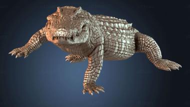 3D модель Собек Крокодил (STL)
