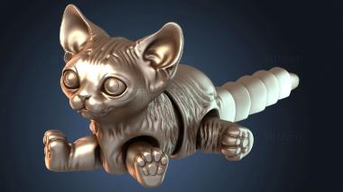 3D модель Сфинкс, кошка, шарнирная (STL)